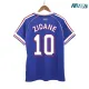 Camiseta Barata ZIDANE 10 Francia Visitante 1998 Retro Clasico