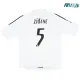 Camiseta Barata ZIDANE 5 Real Madrid Home Primera Equipación 2005/06 Retro Clasico