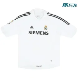 Camiseta Barata ZIDANE 5 Real Madrid Home Primera Equipación 2005/06 Retro Clasico