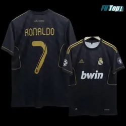 Camiseta Calidad AAA RONALDO 7 Real Madrid Away Segunda Equipación 2011/12 Vintage