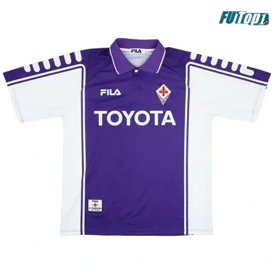 Camiseta Calidad Premium BATISTUTA 9 Florencia Home 1999/00 Antigua