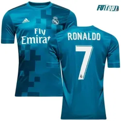 Camiseta Calidad Premium RONALDO 7 Real Madrid Alternativo 2017/18 Retro