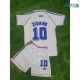 Camiseta Calidad Premium ZIDANE 10 Francia Segunda Equipación 1998 Retro Equipación