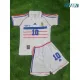 Camiseta Calidad Premium ZIDANE 10 Francia Segunda Equipación 1998 Retro Equipación