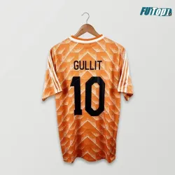 Camiseta Calidad THAI GULLIT 10 Holanda Local Primera Equipación 1988 Antigua