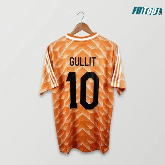 Camiseta Calidad THAI GULLIT 10 Holanda Local Primera Equipación 1988 Antigua
