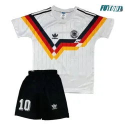 Camiseta Calidad THAI MATTHÄUS 10 Alemania Primera Equipación 1990 Antigua Niño