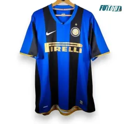 Camiseta Futbol ADRIANO 10 Inter de Milán Primera Equipación 2008/09 Retro Clasico