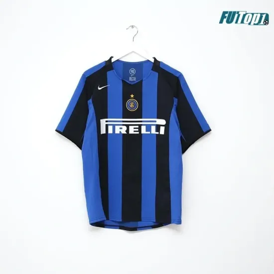 Camiseta Replica ADRIANO 10 Inter de Milán Home Primera Equipación 2004/05 Retro