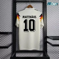 Camiseta Replica MATTHÄUS 10 Alemania Home Primera Equipación 1990 Antigua