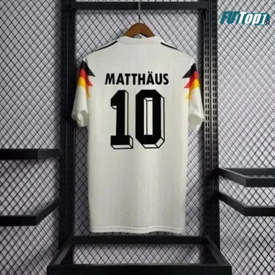 Camiseta Replica MATTHÄUS 10 Alemania Home Primera Equipación 1990 Antigua