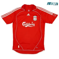Camiseta Barata GERRARD 8 Liverpool Home Primera Equipación 2006/08 Vintage