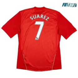 Camiseta Calidad Premium SUAREZ 7 Liverpool Local Primera Equipación 2010/11 Antigua