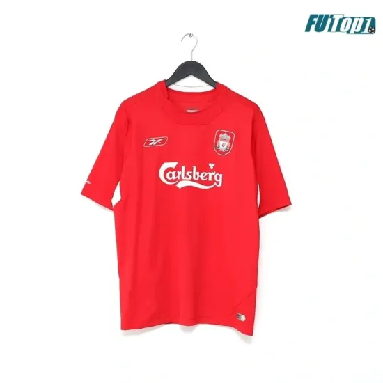 Camiseta Calidad THAI ALONSO 14 Liverpool Home 2004/05 Retro