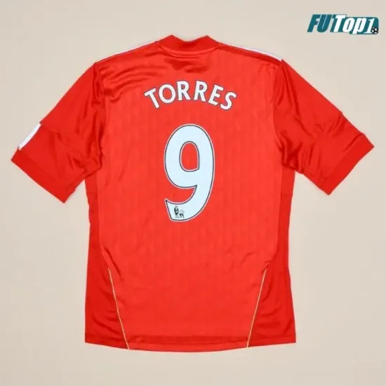 Camiseta Futbol TORRES 9 Liverpool Primera Equipación 2010/11 Retro Clasico