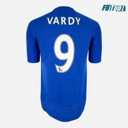 Camiseta Futbol VARDY 9 Leicester City Local 2015/16 Vintage