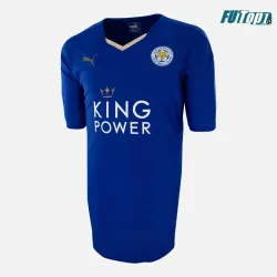 Camiseta Futbol VARDY 9 Leicester City Local 2015/16 Vintage