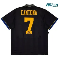 Camiseta Barata CANTONA 7 Manchester United Visitante Segunda Equipación 1993/94 Vintage