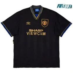 Camiseta Barata CANTONA 7 Manchester United Visitante Segunda Equipación 1993/94 Vintage