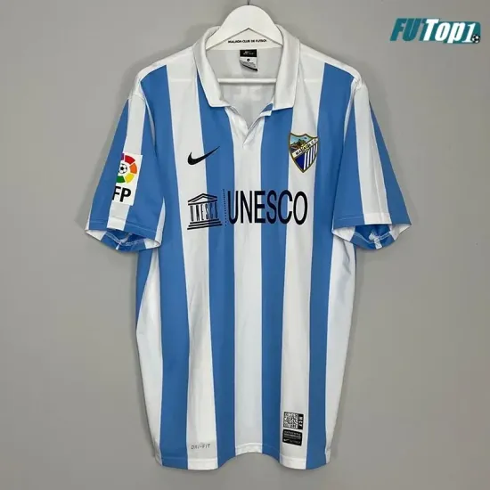 Camiseta Barata ISCO 22 Málaga CF Home Primera Equipación 2012/13 Retro Clasico