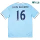 Camiseta Calidad THAI KUN AGÜERO 16 Manchester City Local Primera Equipación 2013/14 Retro