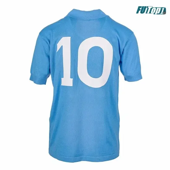 Camiseta Calidad THAI MARADONA 10 Napoli Home Primera Equipación 1987/88 Antigua