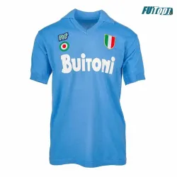 Camiseta Calidad THAI MARADONA 10 Napoli Home Primera Equipación 1987/88 Antigua
