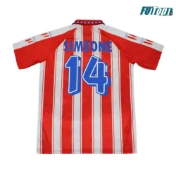 Camiseta Futbol SIMEONE 14 Atlético de Madrid Primera Equipación 1994/95 Vintage