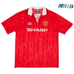 Camiseta Replica CANTONA 7 Manchester United Local Primera Equipación 1993/94 Retro