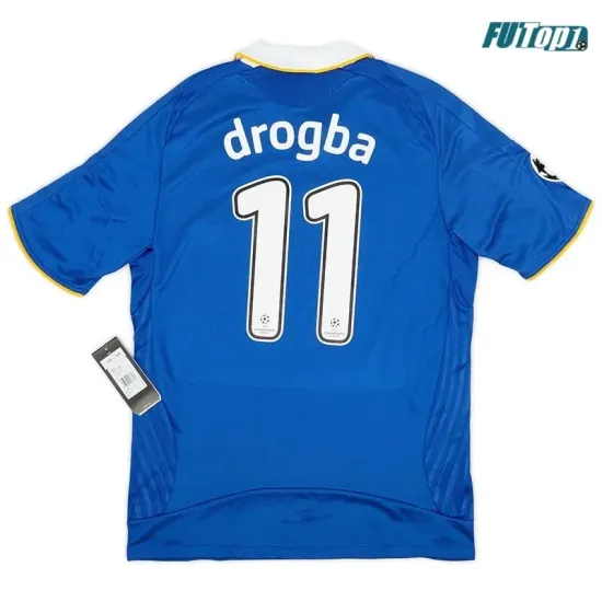 Camiseta Barata DROGBA 11 Chelsea Home 2007/08 Vintage