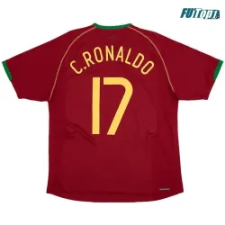 Camiseta Calidad AAA C.RONALDO 17 Portugal Local Primera Equipación 2006 Vintage
