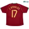 Camiseta Calidad AAA C.RONALDO 17 Portugal Local Primera Equipación 2006 Vintage