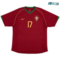Camiseta Calidad AAA C.RONALDO 17 Portugal Local Primera Equipación 2006 Vintage