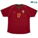 Camiseta Calidad AAA C.RONALDO 17 Portugal Local Primera Equipación 2006 Vintage