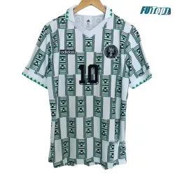 Camiseta Calidad AAA OKOCHA 10 Nigeria Away Segunda Equipación 1994 Retro Clasico