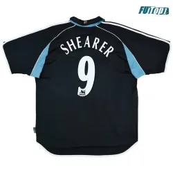 Camiseta Replica SHEARER 9 Newcastle United Segunda Equipación 2000/01 Antigua