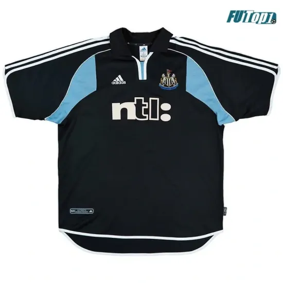 Camiseta Replica SHEARER 9 Newcastle United Segunda Equipación 2000/01 Antigua