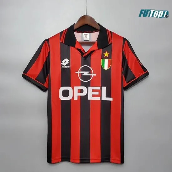 Camiseta Barata MALDINI 3 AC Milan Home 1996/97 Vintage