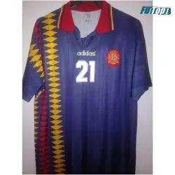 Camiseta Calidad AAA LUIS ENRIQUE 21 España Visitante 1994 Vintage