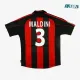 Camiseta Calidad AAA MALDINI 3 AC Milan Primera Equipación 2000/01 Retro Clasico