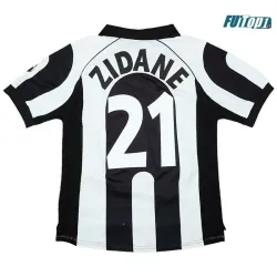 Camiseta Calidad AAA ZIDANE 21 Juventus Home Primera Equipación 1997/98 Vintage
