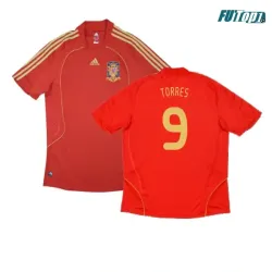 Camiseta Calidad Premium TORRES 9 España Home 2008 Antigua
