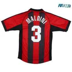 Camiseta Calidad THAI MALDINI 3 AC Milan Local Primera Equipación 1998/99 Antigua