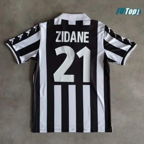 Camiseta Calidad THAI ZIDANE 21 Juventus Local Primera Equipación 1999/00 Retro