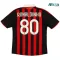 Camiseta Replica RONALDINHO 80 AC Milan Primera Equipación 2009/10 Antigua