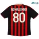 Camiseta Replica RONALDINHO 80 AC Milan Primera Equipación 2009/10 Antigua