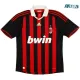 Camiseta Replica RONALDINHO 80 AC Milan Primera Equipación 2009/10 Antigua