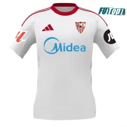 Camiseta Barata Sevilla Home Primera Equipación 2025/26 con Parche La Liga