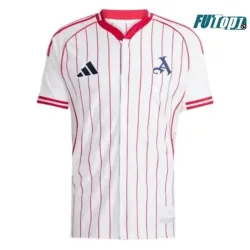 Camiseta Calidad AAA Arsenal 2025/26 Baseball Shirt Blanco/Rojo