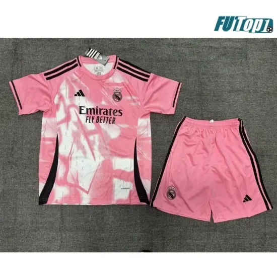 Camiseta Calidad THAI Real Madrid 2025/26 Especial Edición Rosa (Camiseta + Pantalón Corto)